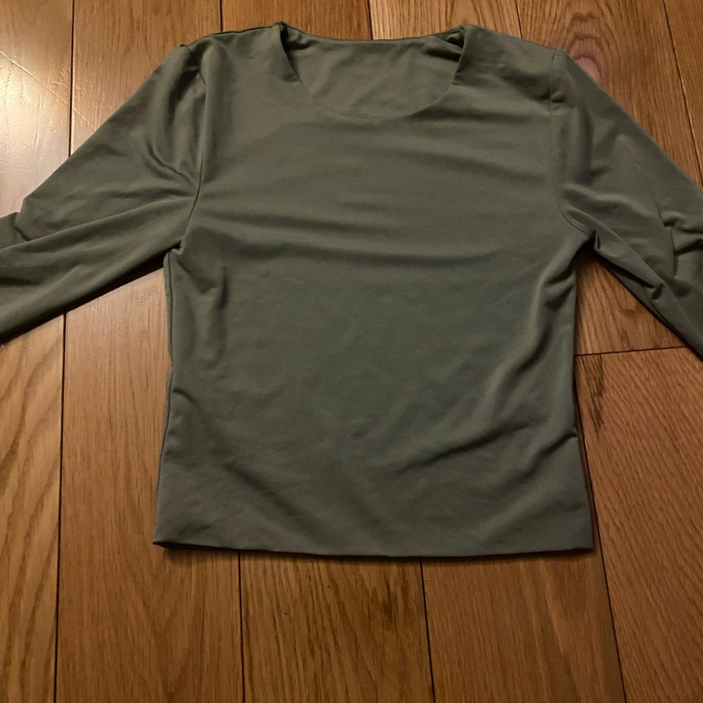 Olive Green Women's Top
